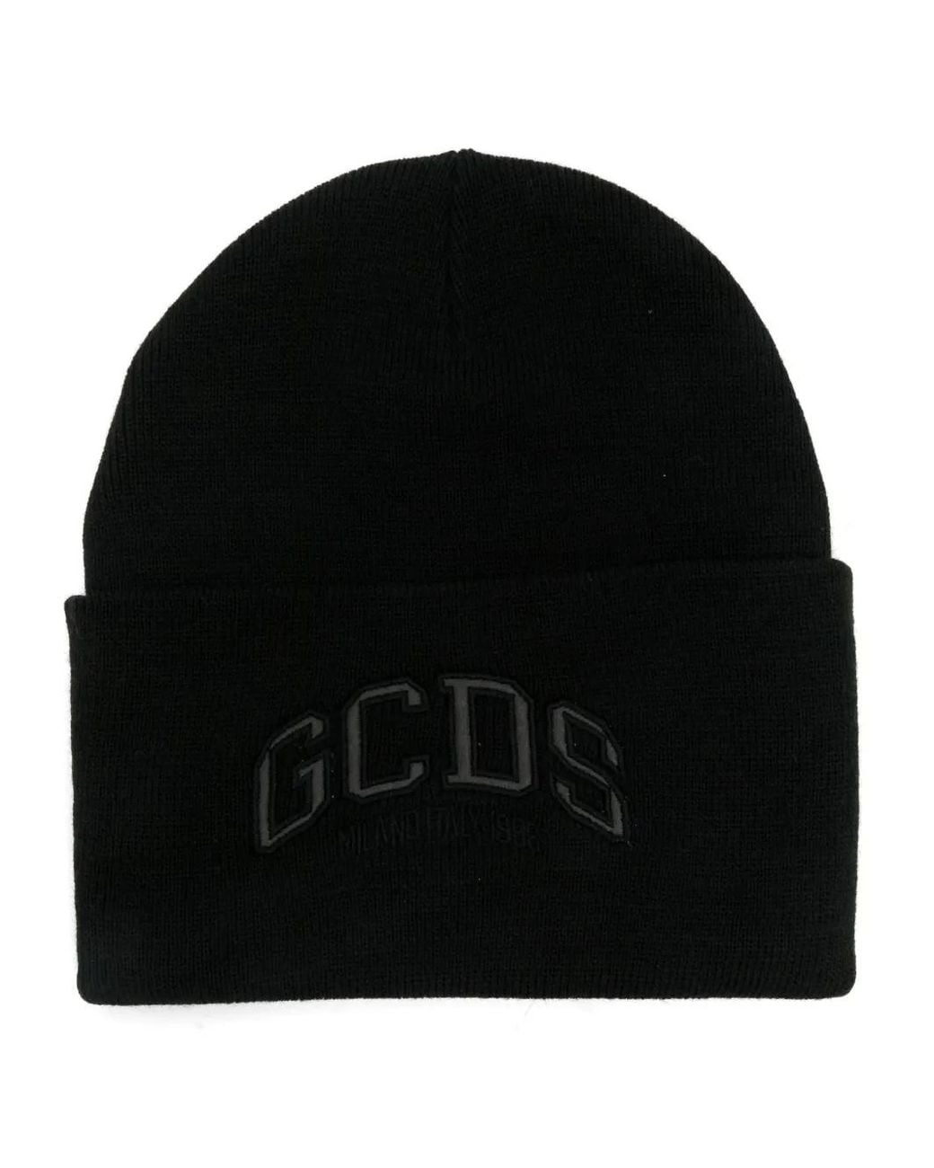 Gcds Black Lounge Logo Beanie