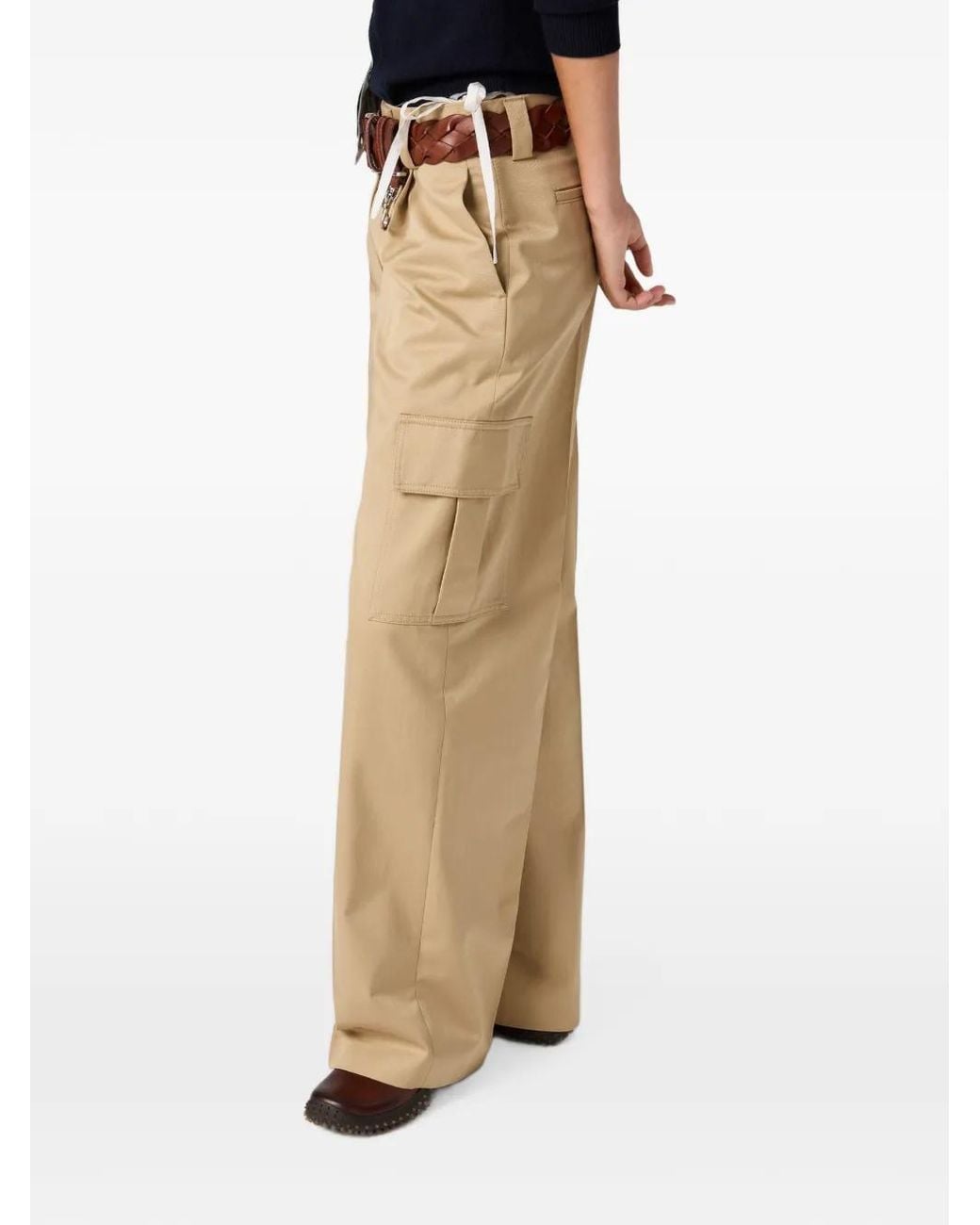 Miu Miu Natural Chino Trousers