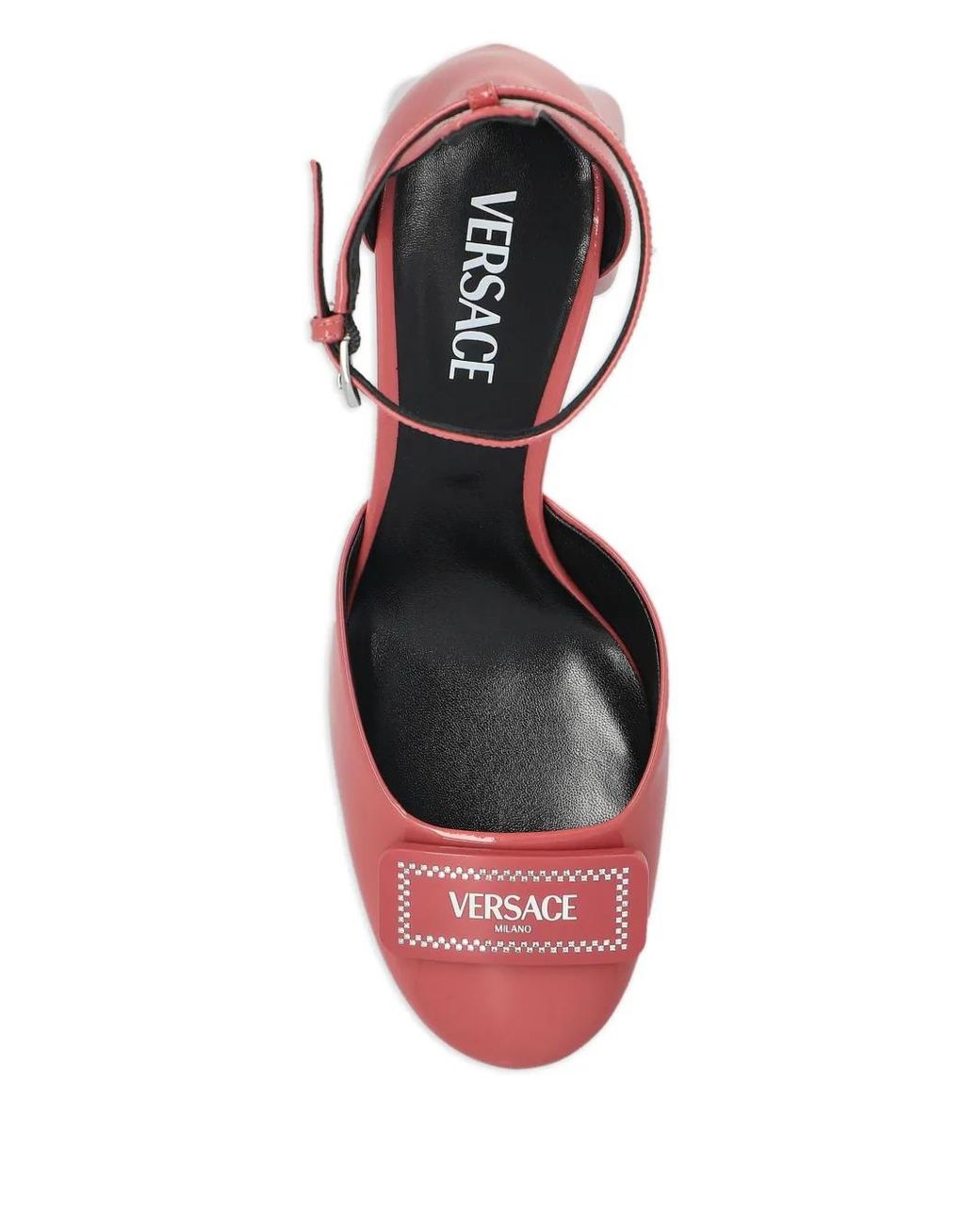 Versace Pink 70Mm Leather Pumps