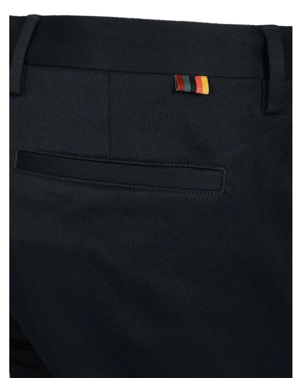 Paul Smith Black Slim-Fit Stretch-Cotton Chinos for men