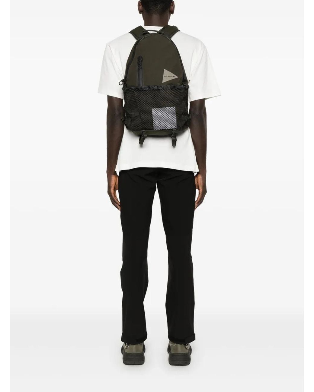 And Wander Black Waterproof 20L Backpack for men