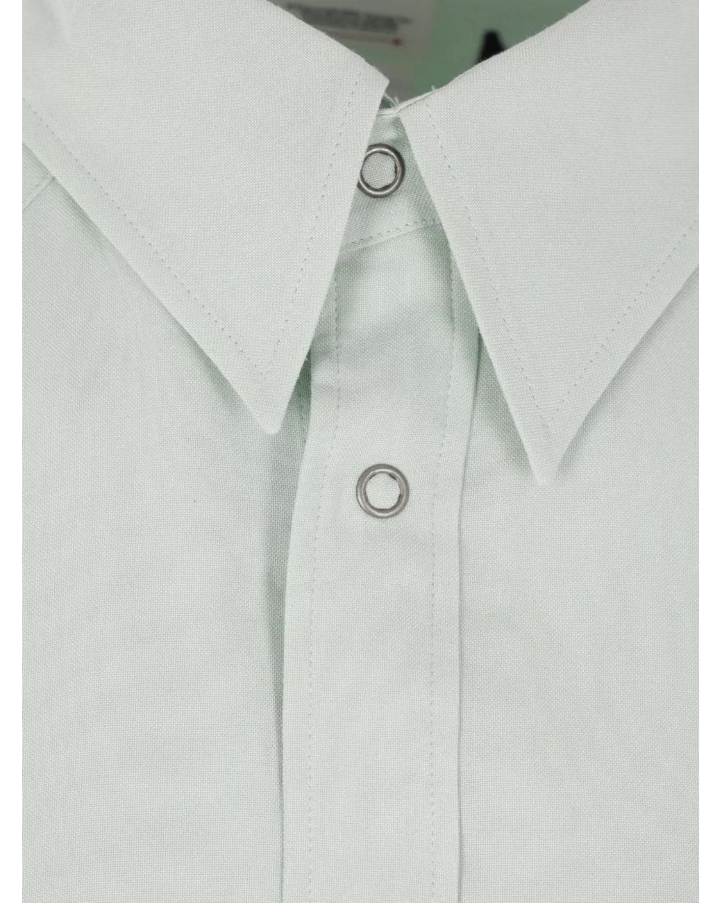 Visvim Gray Chemise À Logo Brodé for men