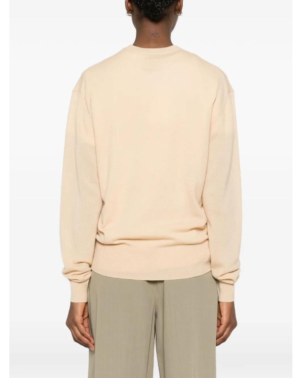 Totême  Natural Crew-Neck Sweater