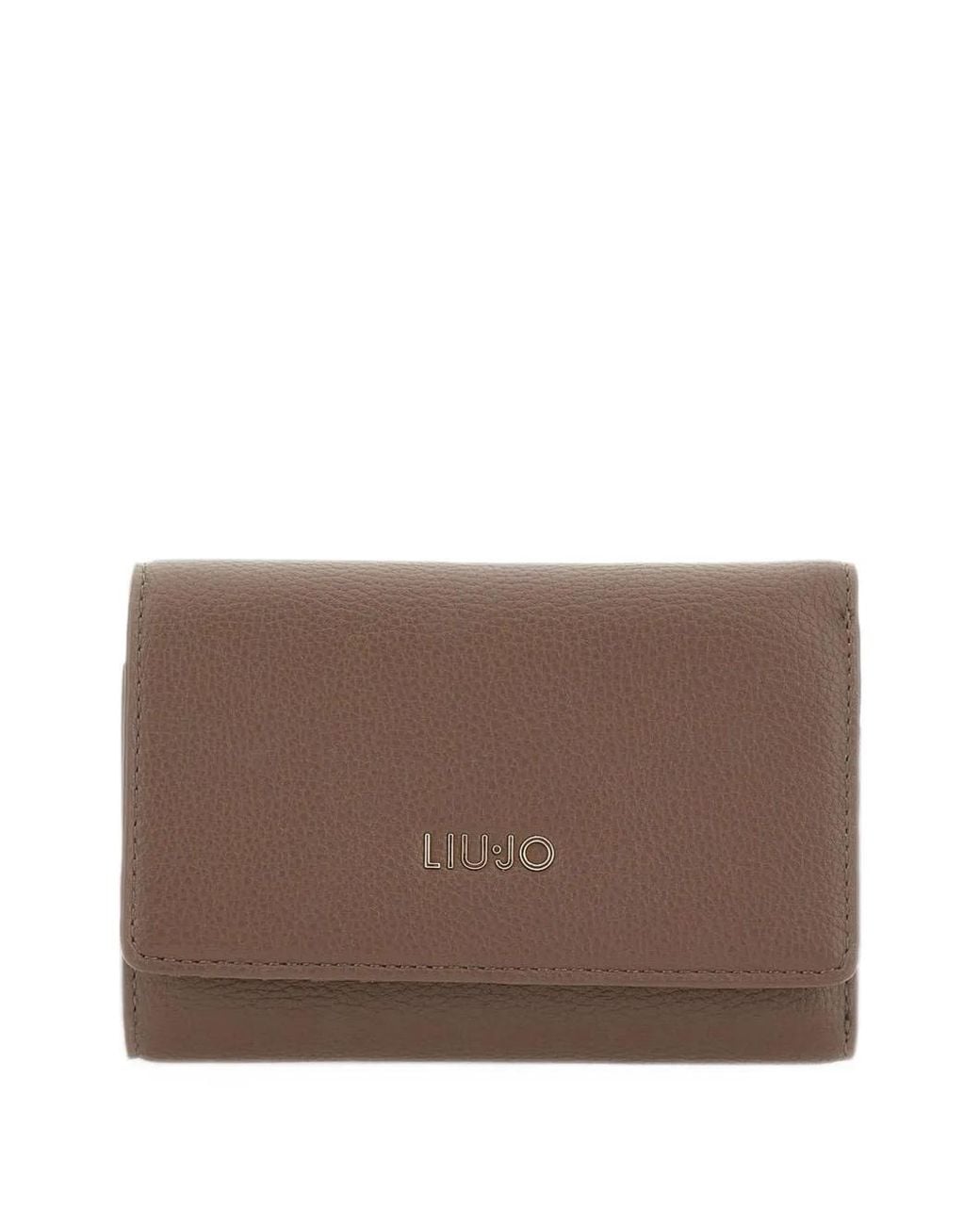 Liu Jo Brown Large Wallet With Zip