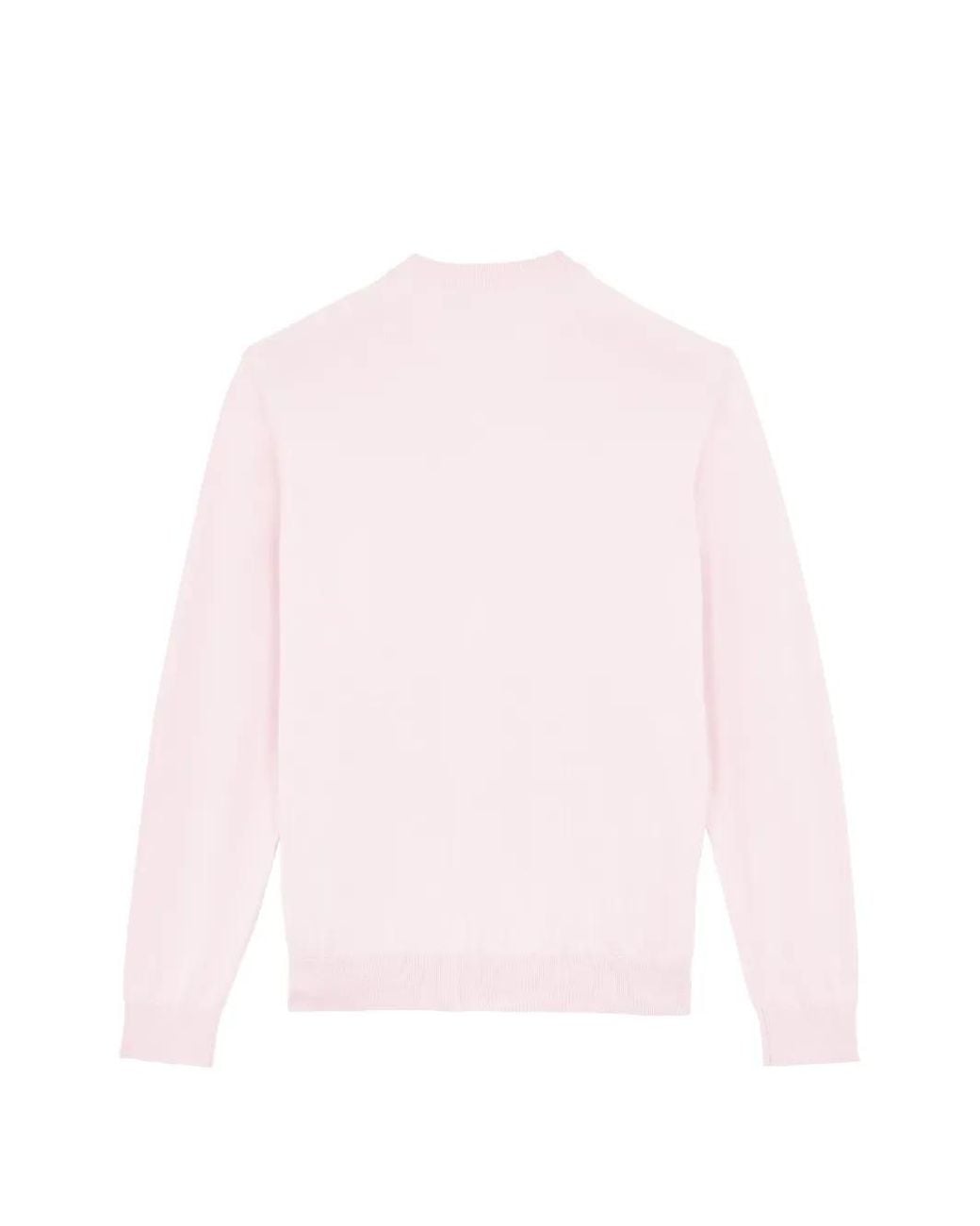 Vilebrequin Pink Jacquard Turtle Crew-Neck Sweater for men