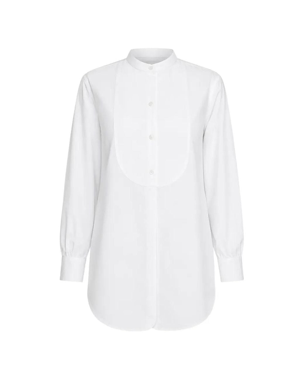 The Row White Evette Shirt