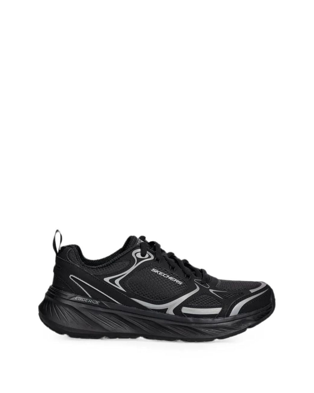 Skechers Black Edgeride Exodis Mesh Sneakers for men