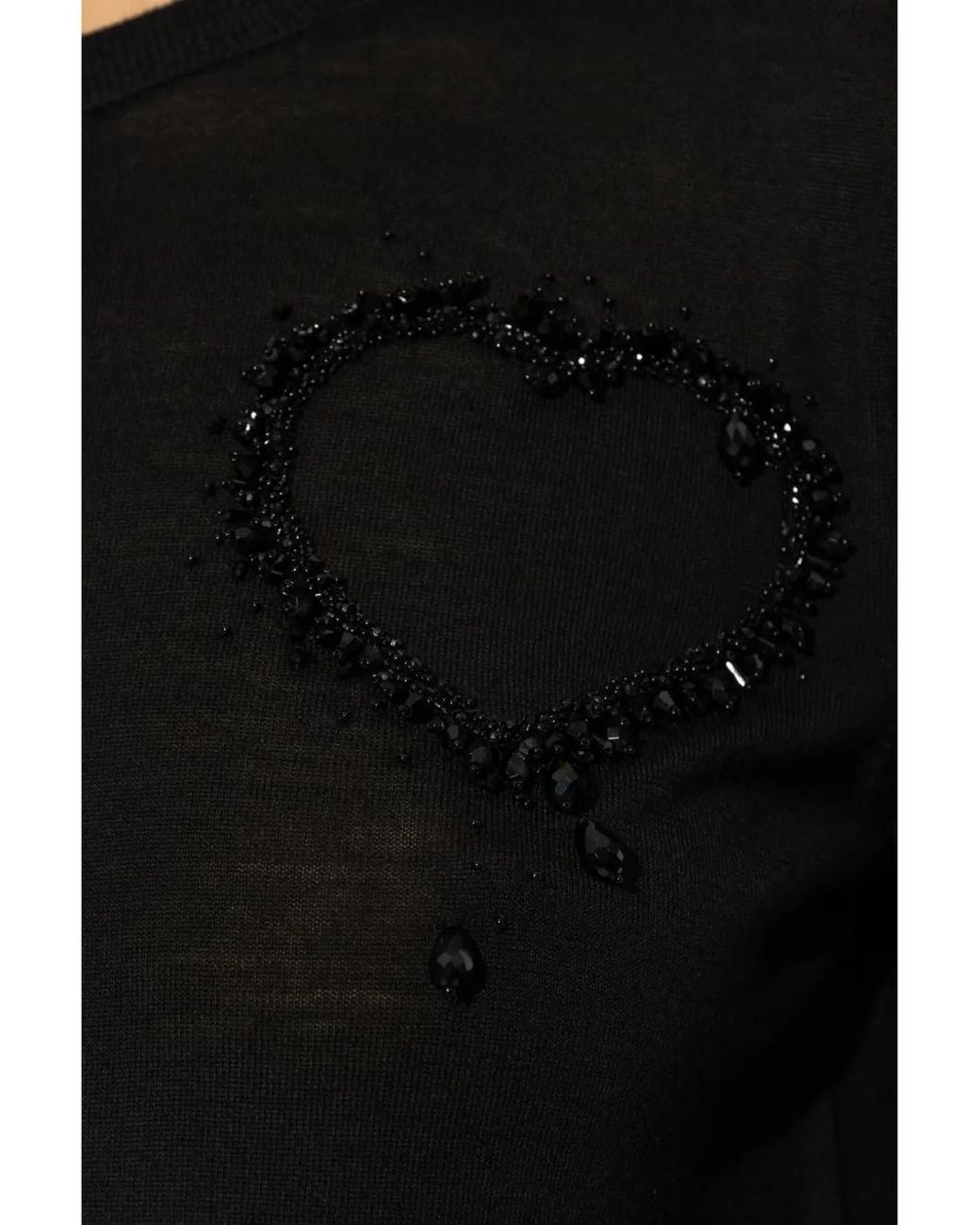 DSquared² Black Wool Cardigan