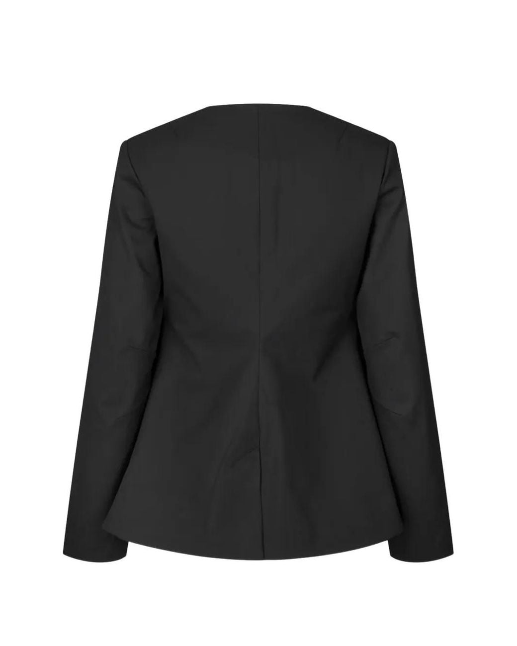 Samsøe & Samsøe Black Sarhino Button-Fastening Blazer