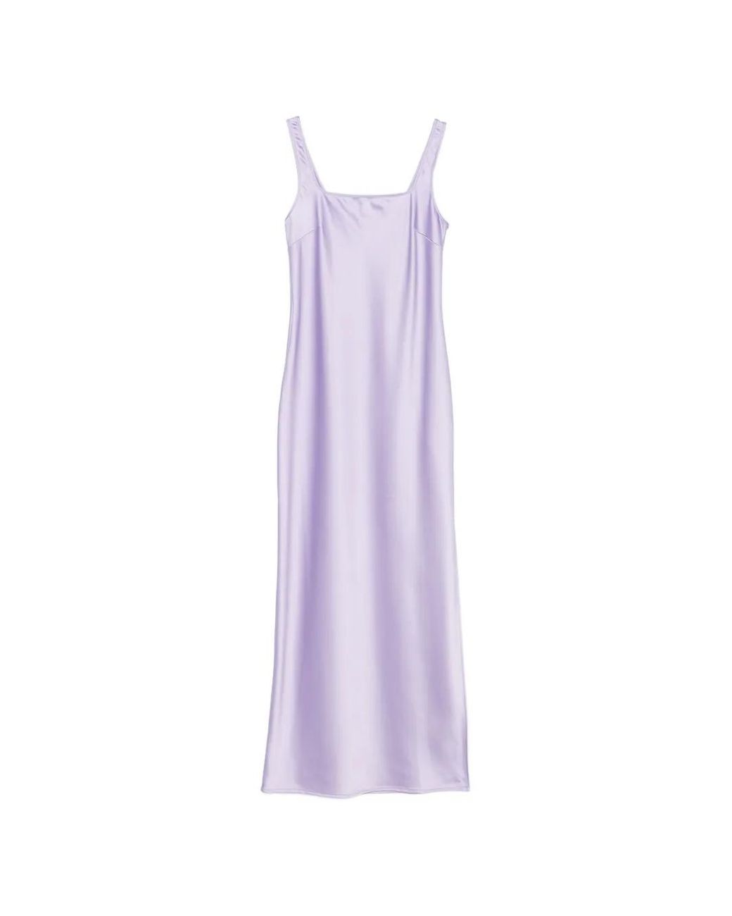 Manuel Ritz Purple Square-Neck Maxi Dress