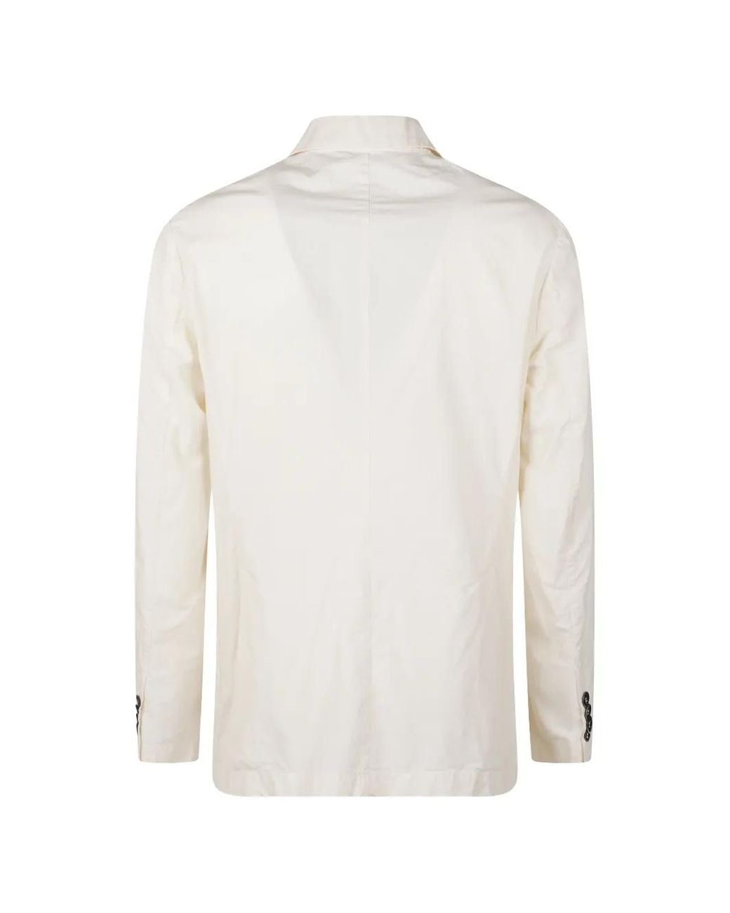 Barena White Front-Pocket Jacket for men