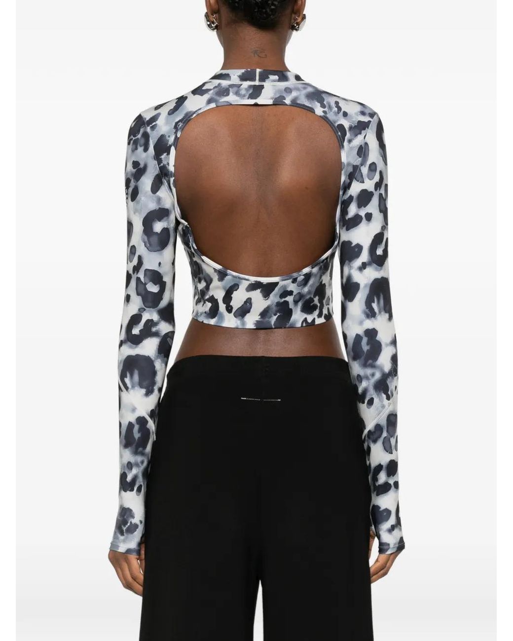 Adidas By Stella McCartney White Open-Back T-Shirt