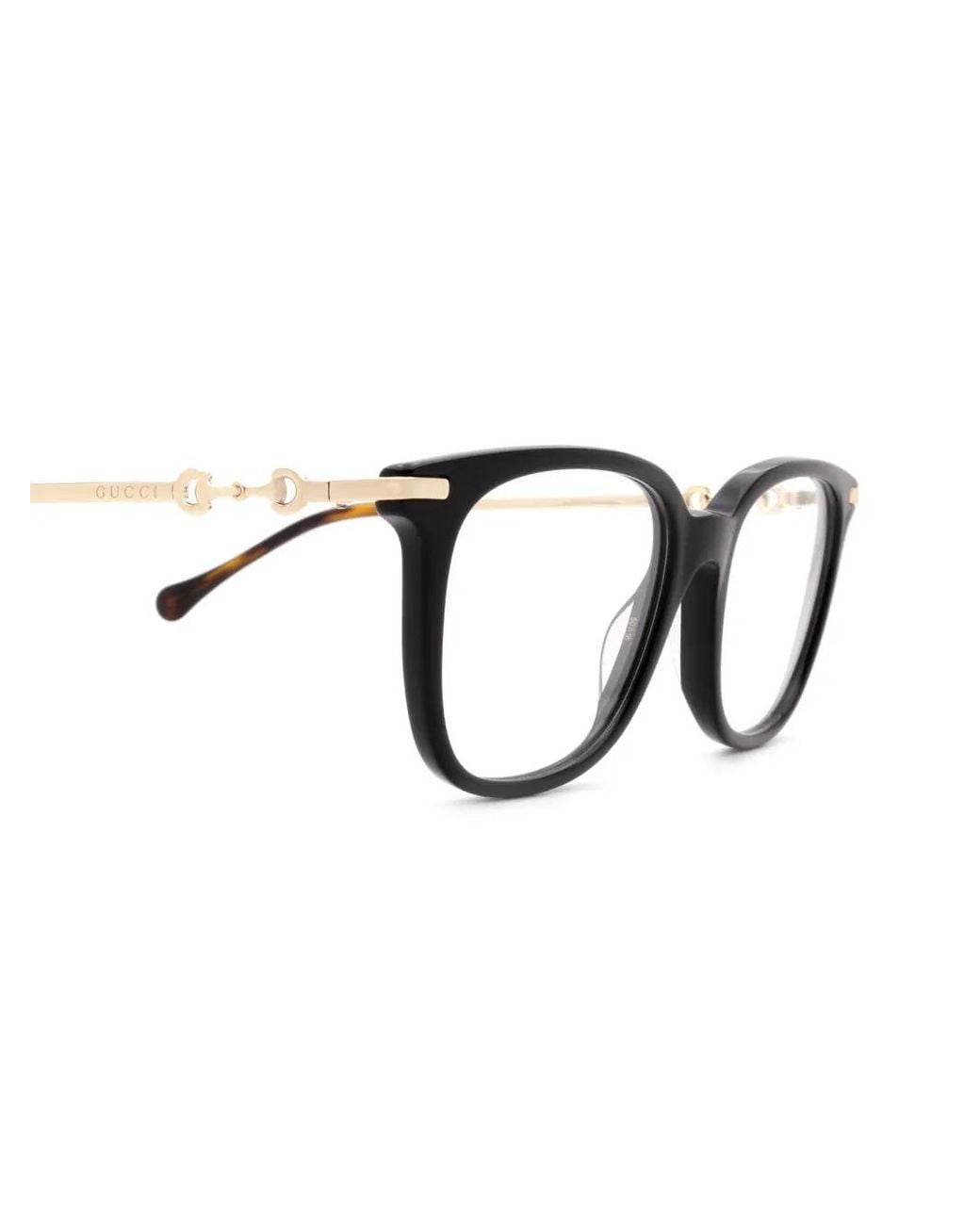 Gucci Black Horsebit Glasses