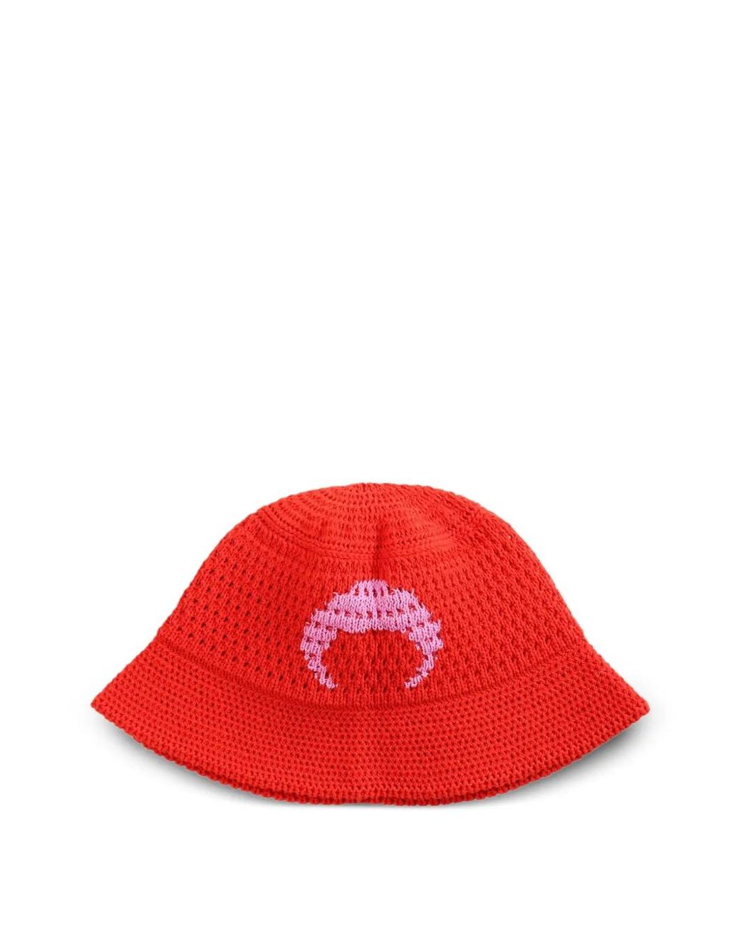 MARINE SERRE Red Bob À Motif Lune