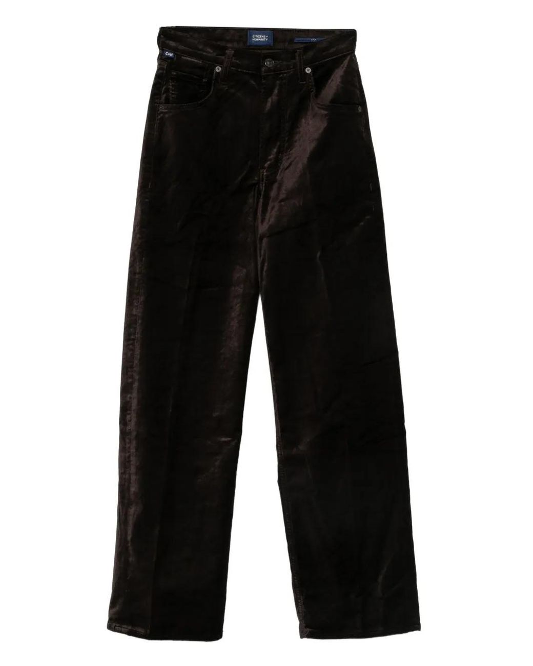Citizens of Humanity Black Velvet Trousers
