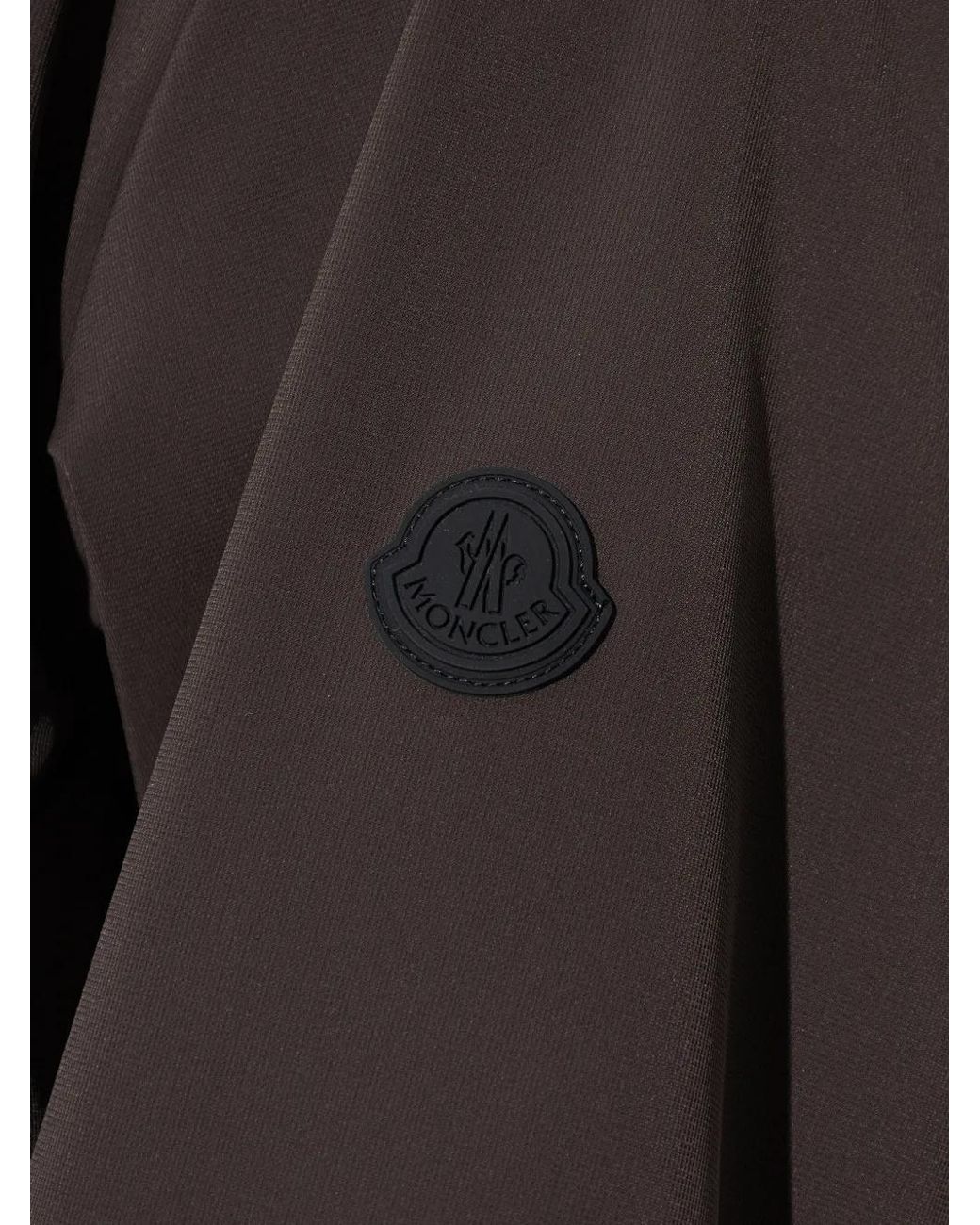 Moncler Brown Arcturus Hooded Zip-Up Jacket for men