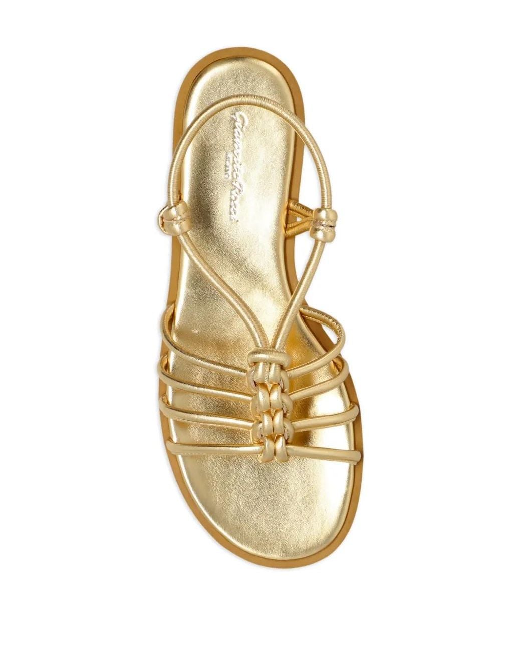Gianvito Rossi Brown Hebe Leather Sandals