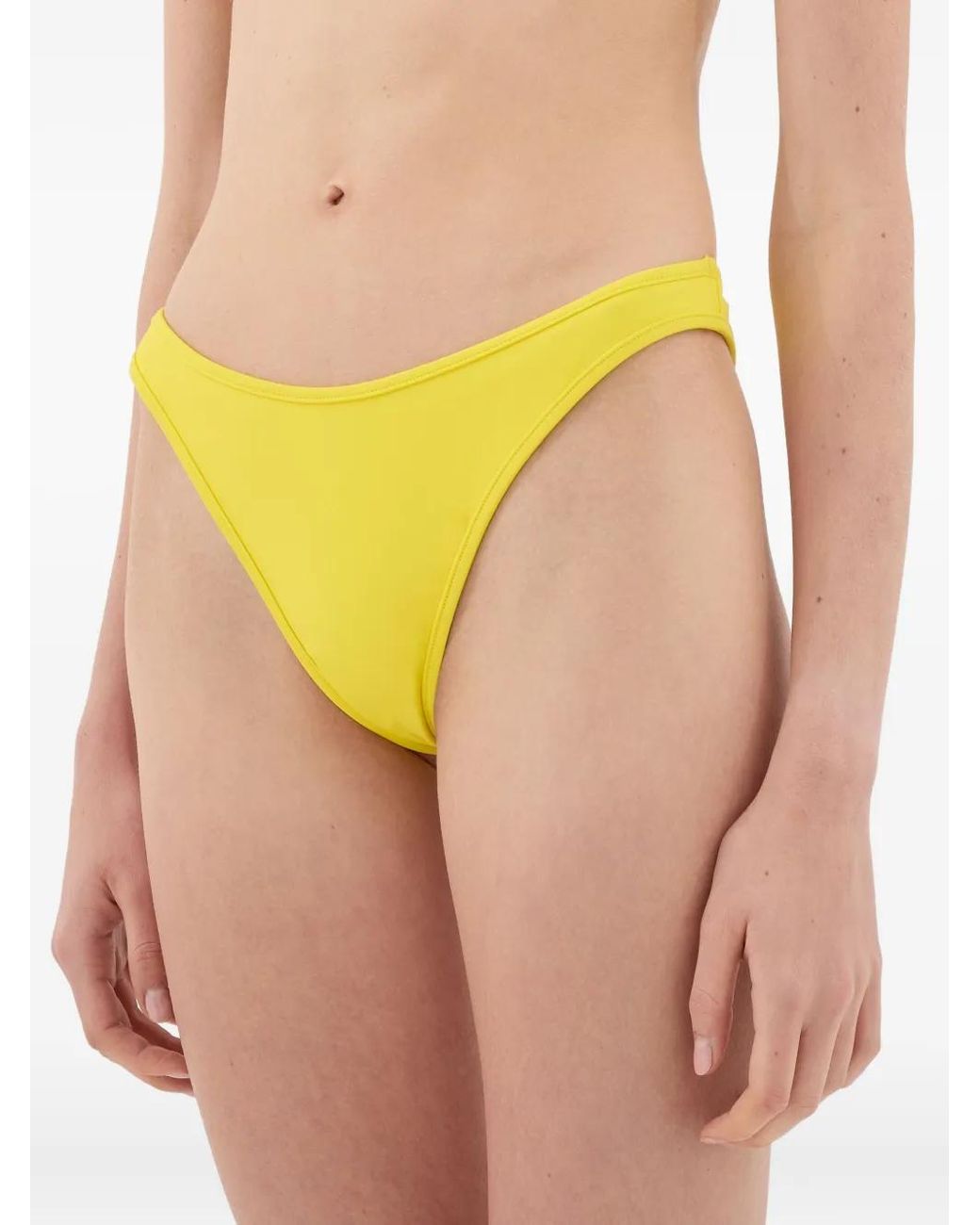 Sunnei Yellow Reversible Bikini Bottoms