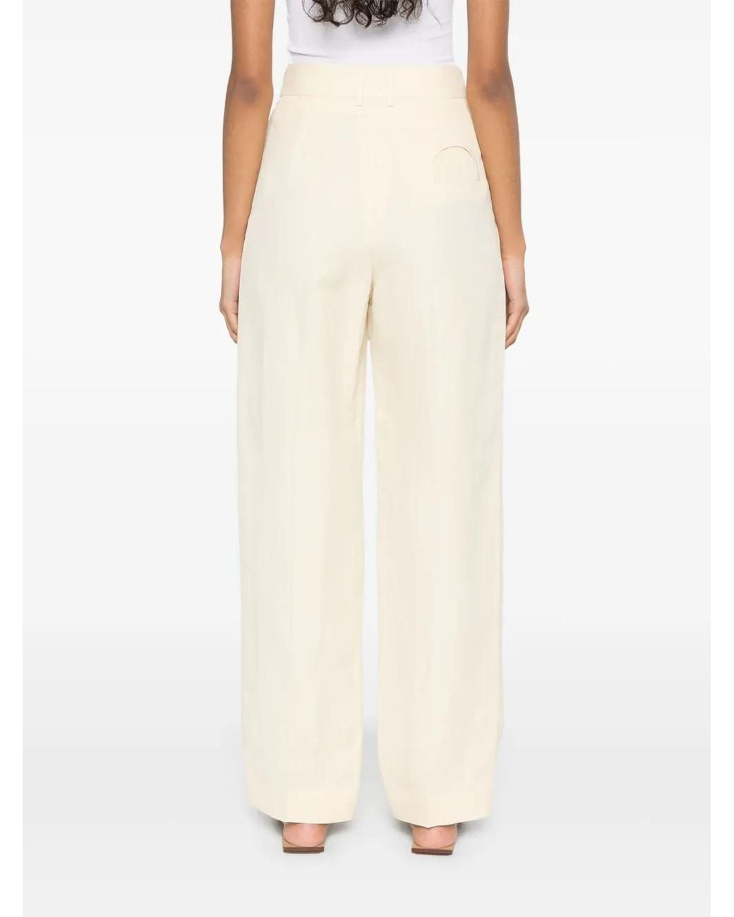 Blazé Milano Natural Savannah Fox Straight Trousers
