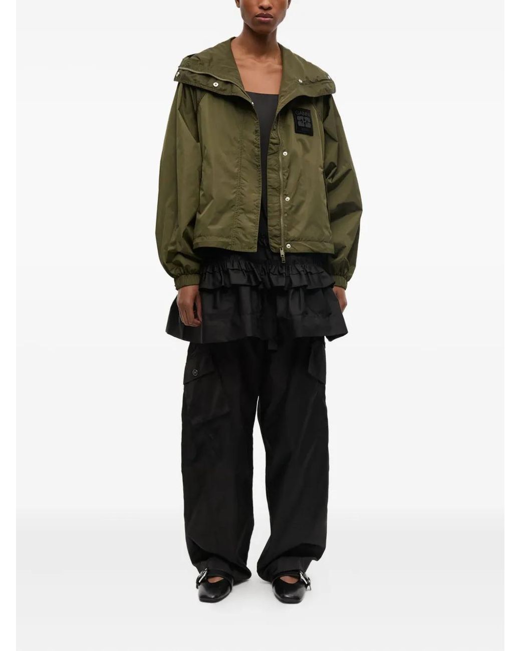 Ganni Green Light Jackets