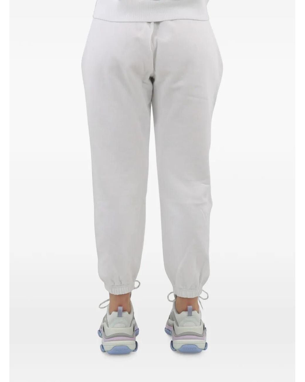 Follovers Gray Elasticate-Waistband Track Pants