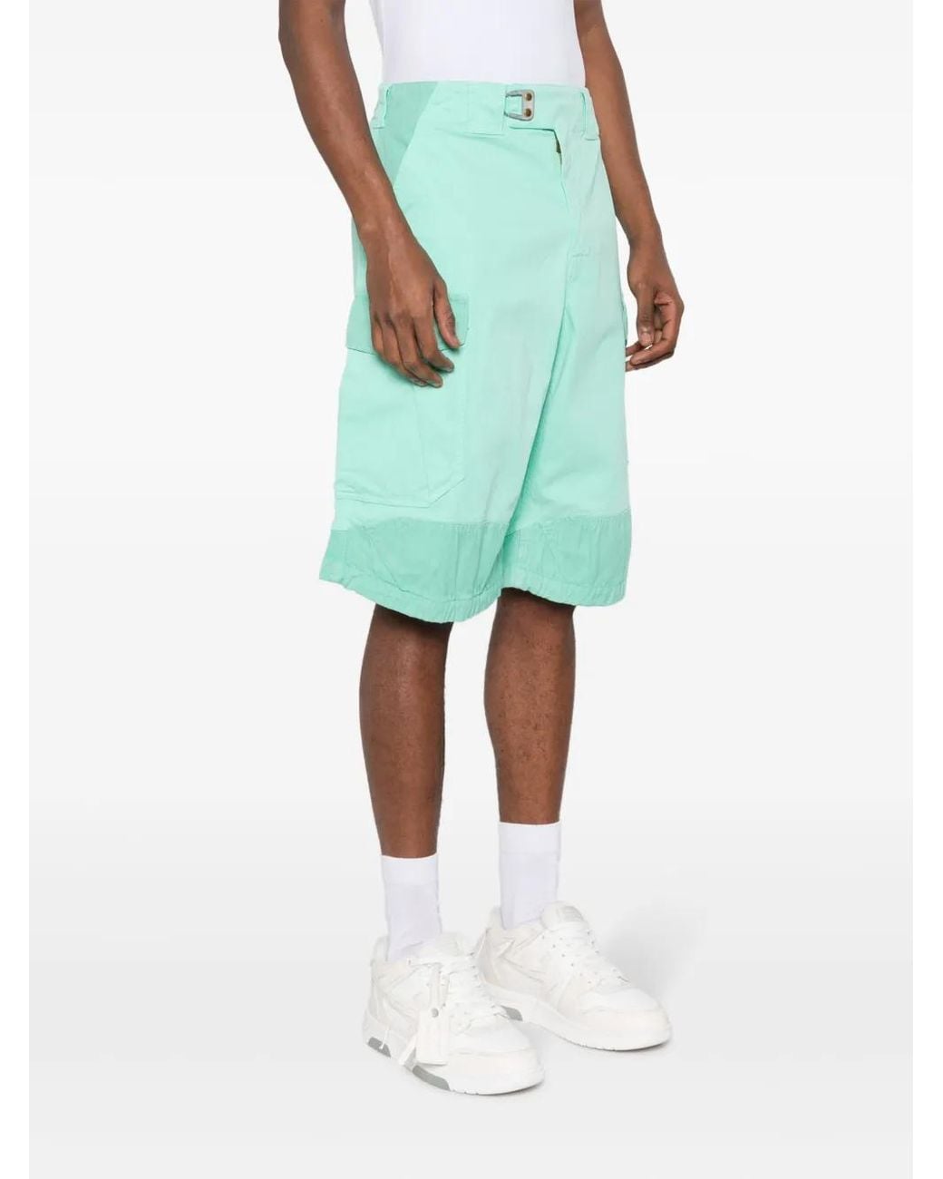 Objects IV Life Blue Organic Cotton Cargo Shorts