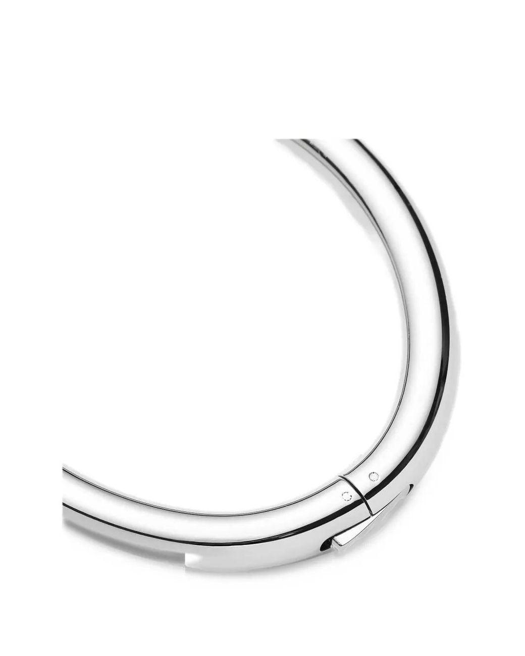 Missoma White Chunky Hinged Bangle