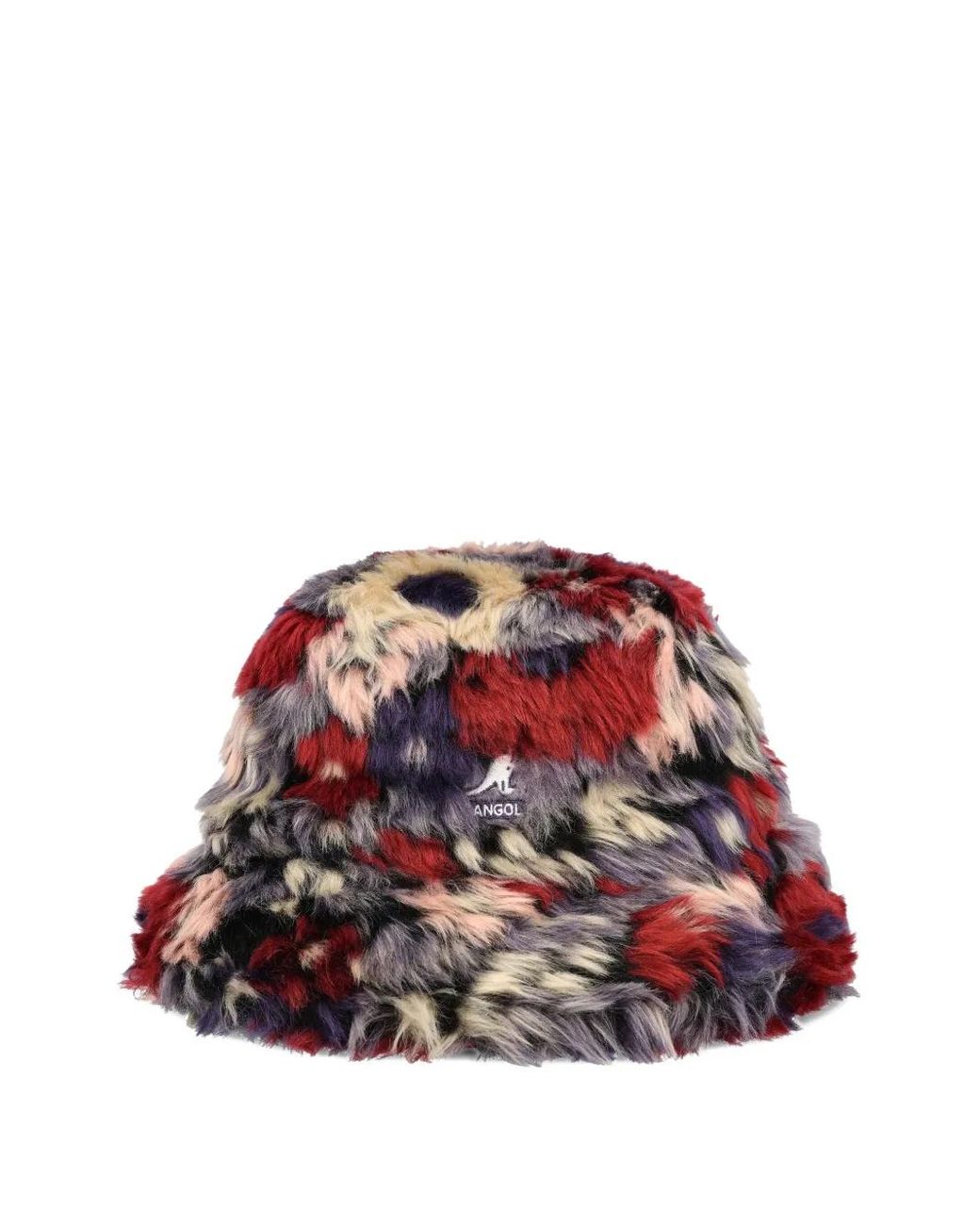 Kangol Red Camo-Pattern Bucket Hat