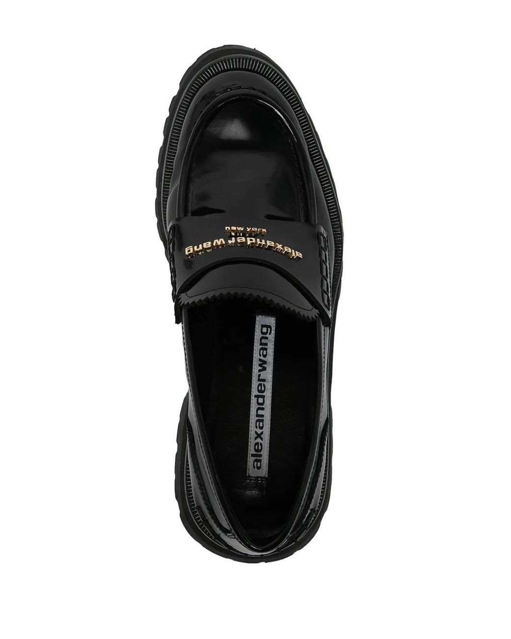 Alexander Wang Black Carter Lug' Loafers