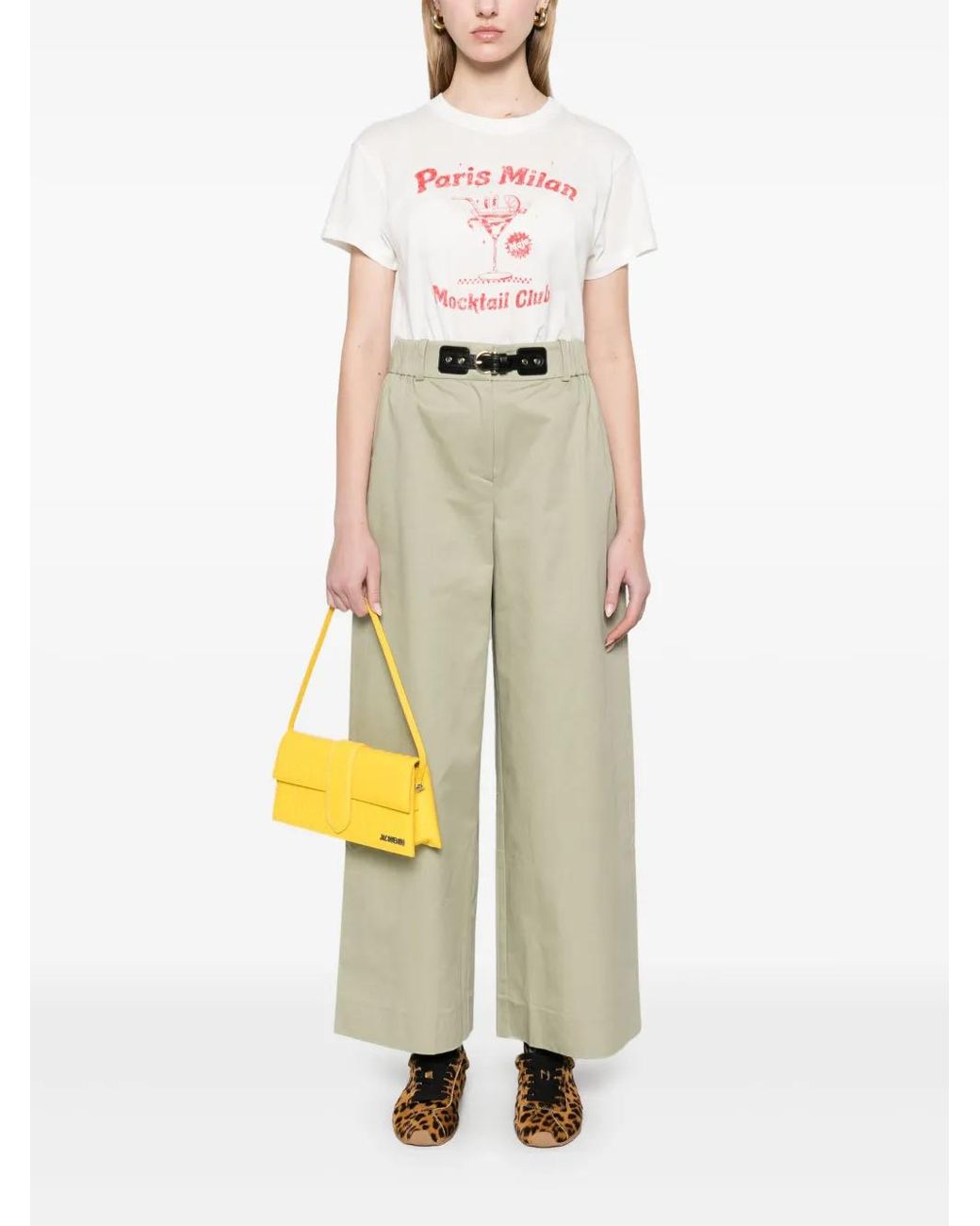 Maje White Cargo Trousers