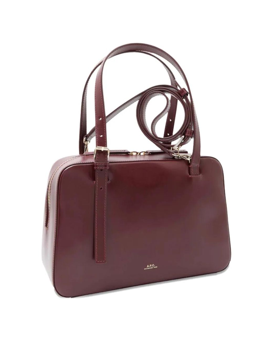 A.P.C. Purple Virginie Box Bag