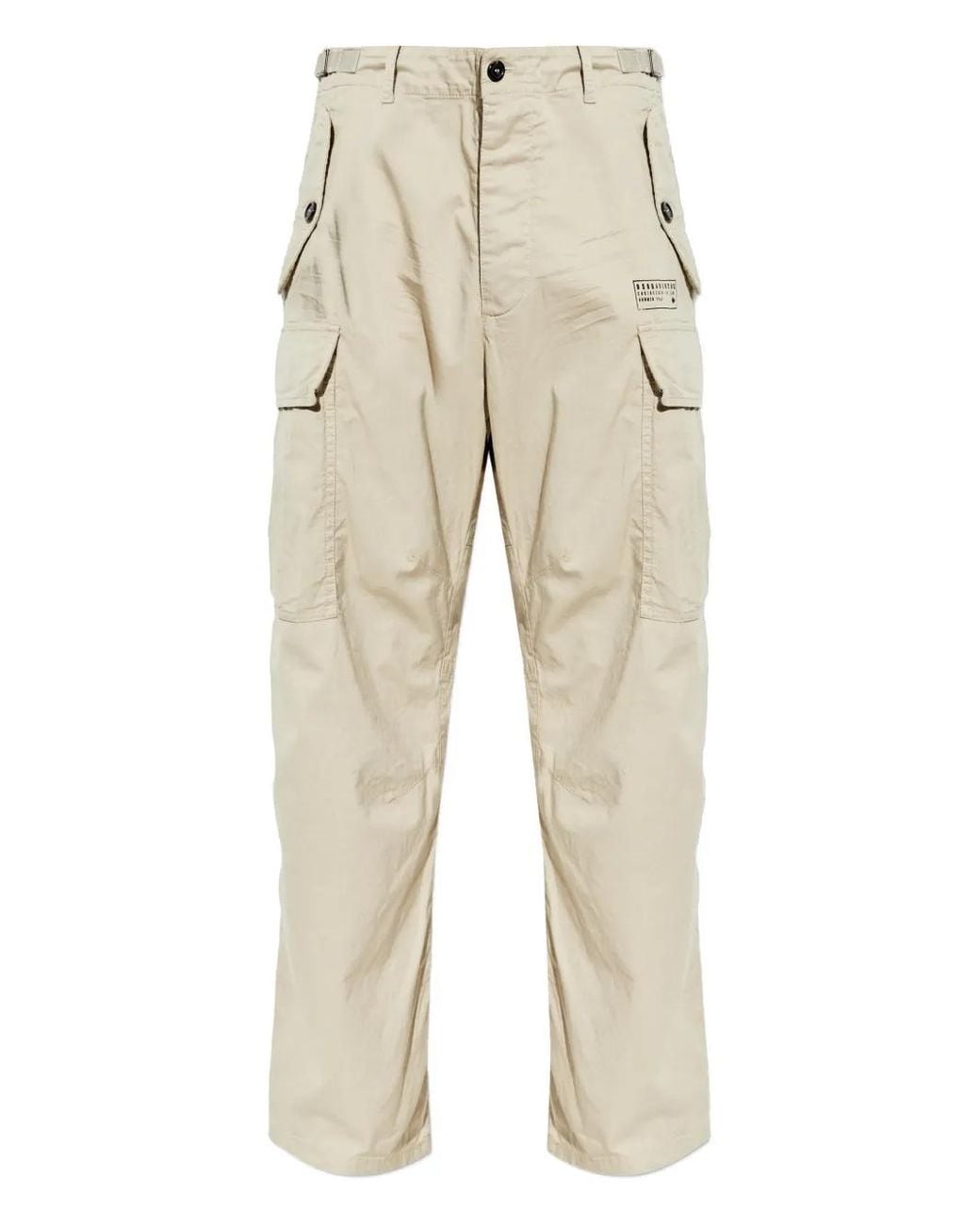 Straight Trousers DSquared² de hombre de color Natural