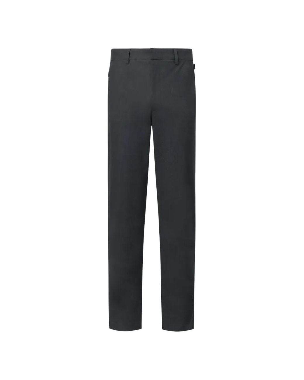 Ecoalf Blue Bafi Melange Straight-Leg Trousers for men