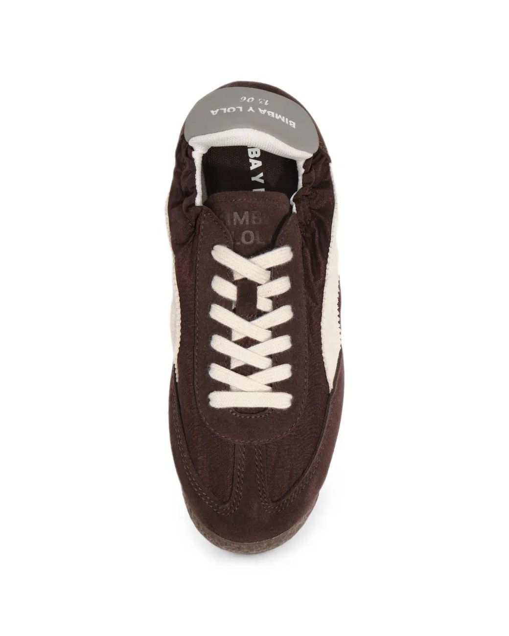 Bimba Y Lola White Wine Suede And Nylon 13 06 Sneakers
