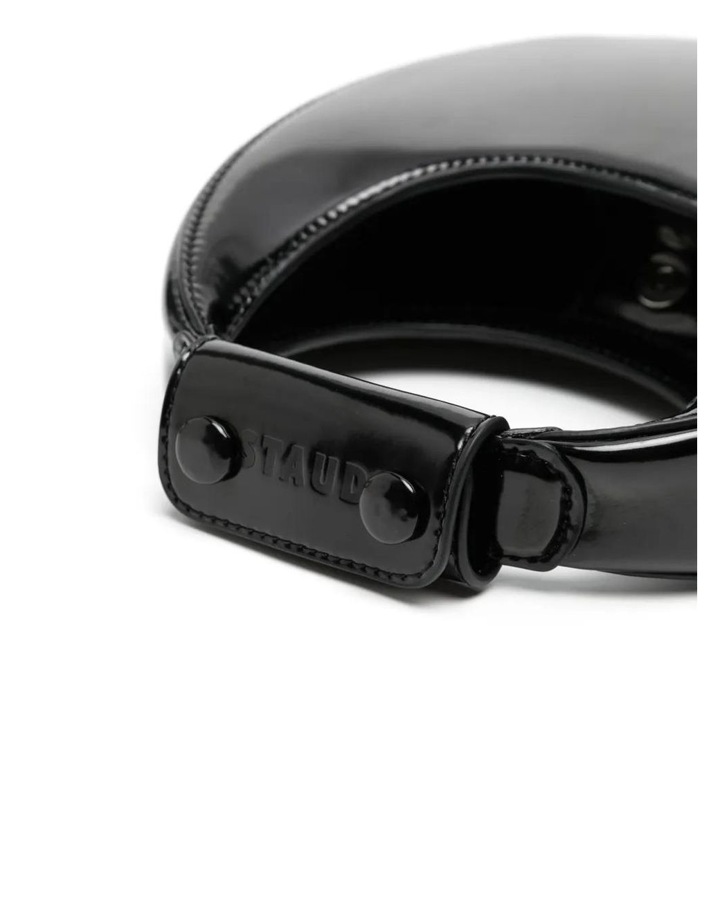 Staud Black Goodnight Moon Leather Tote Bag