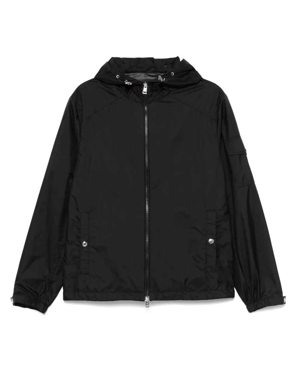 Moncler Black 'Etiache' Jacket With Pocket And Logo for men