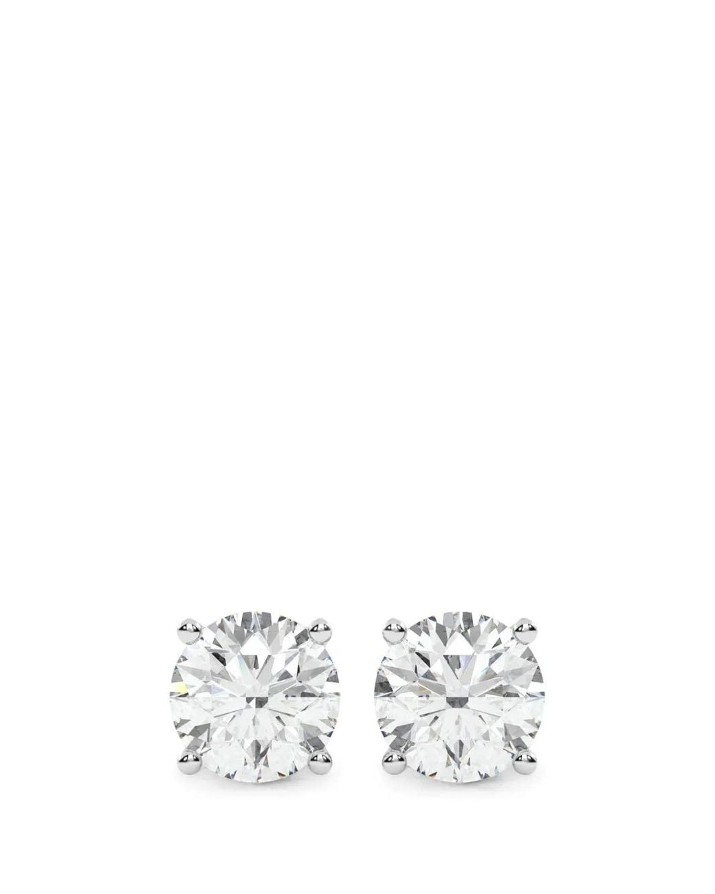 Diamond Essentials White Diamond Solitaire Earrings