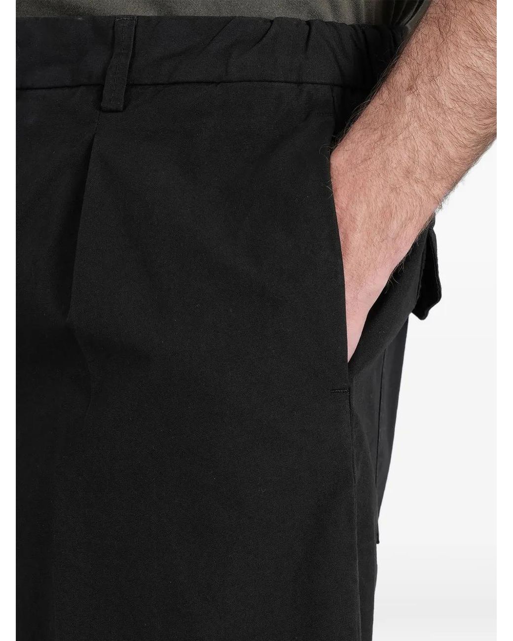 Briglia 1949 Black Short À Détails Plissés for men