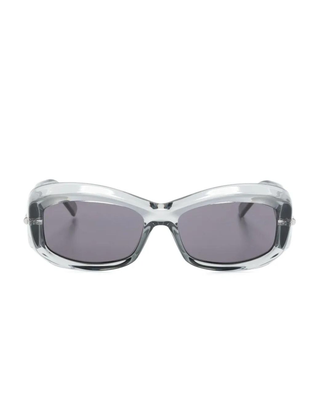 Givenchy Gray G180 Injected Oversize-Frame Sunglasses