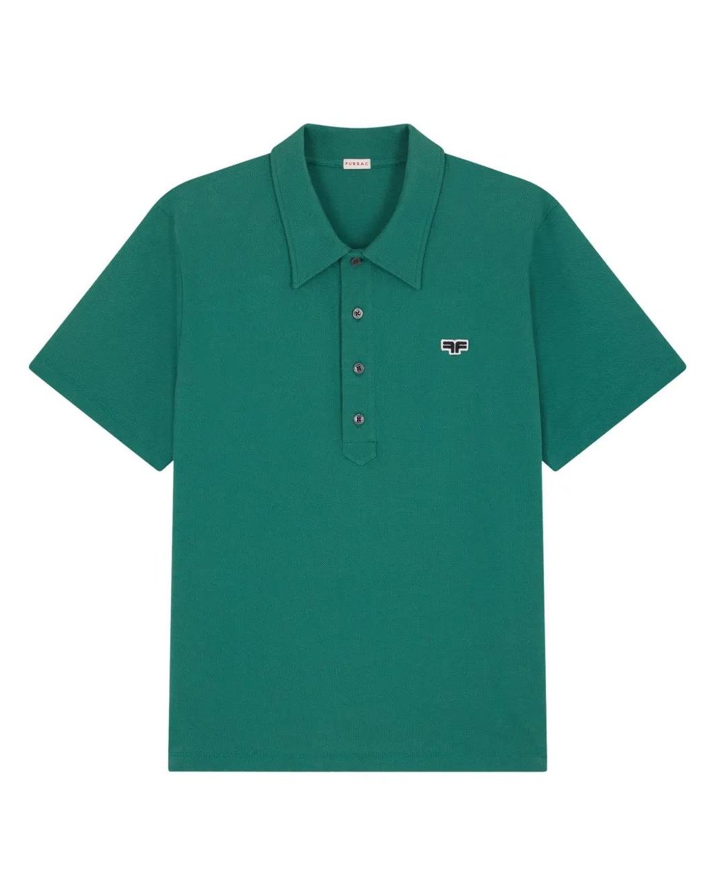 Polo Liso Fursac de hombre de color Green