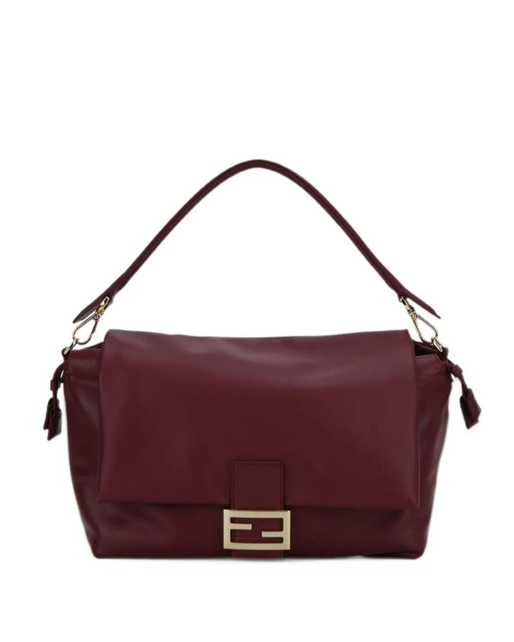 Fendi Purple Baguette Soft Large Bag