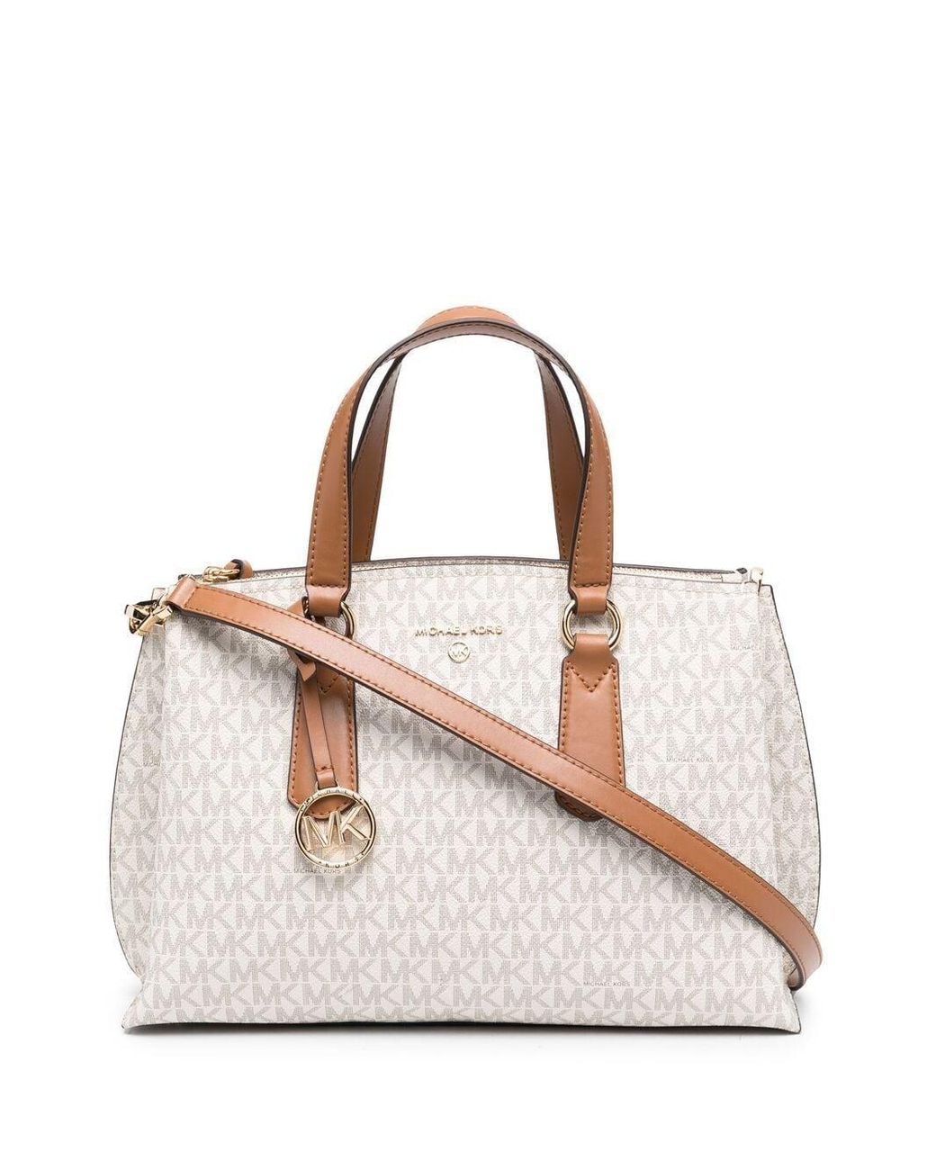 michael kors emma small leather satchel