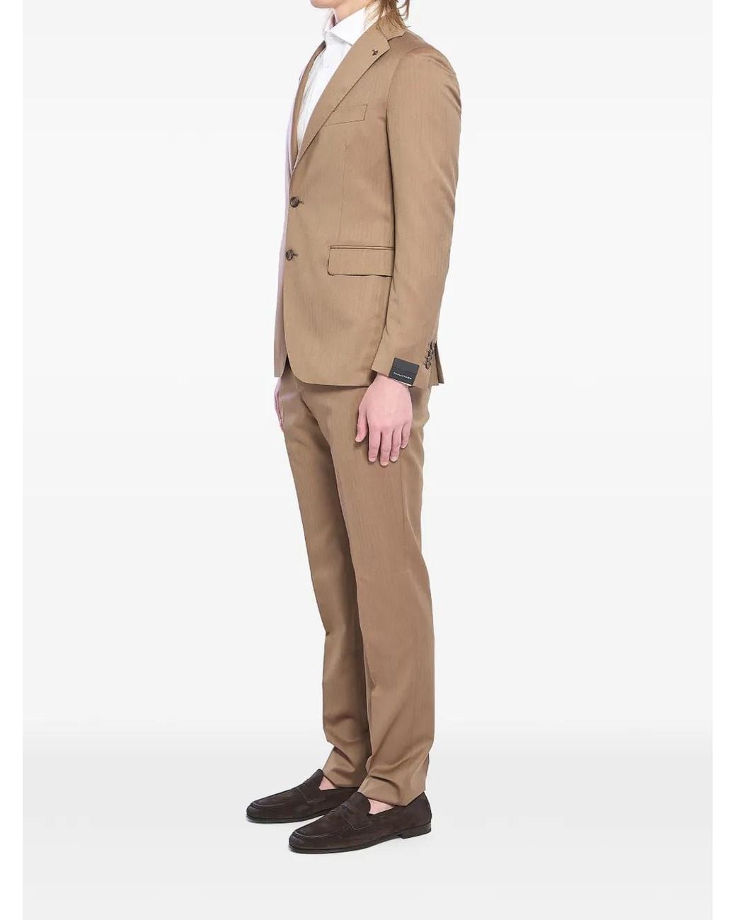 Tagliatore Natural Single-Breasted Suit for men