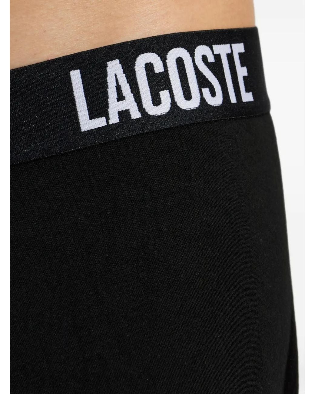Lacoste Red Logo-Waistband Boxers (Set Of Three) for men