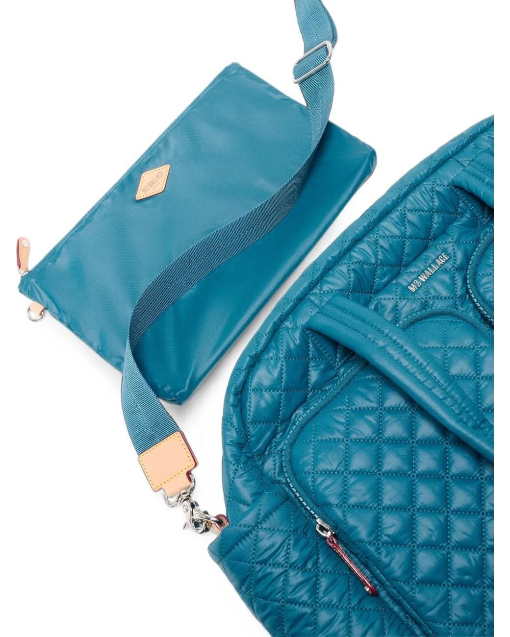 MZ Wallace Blue Nik Ii Quilted Luggage