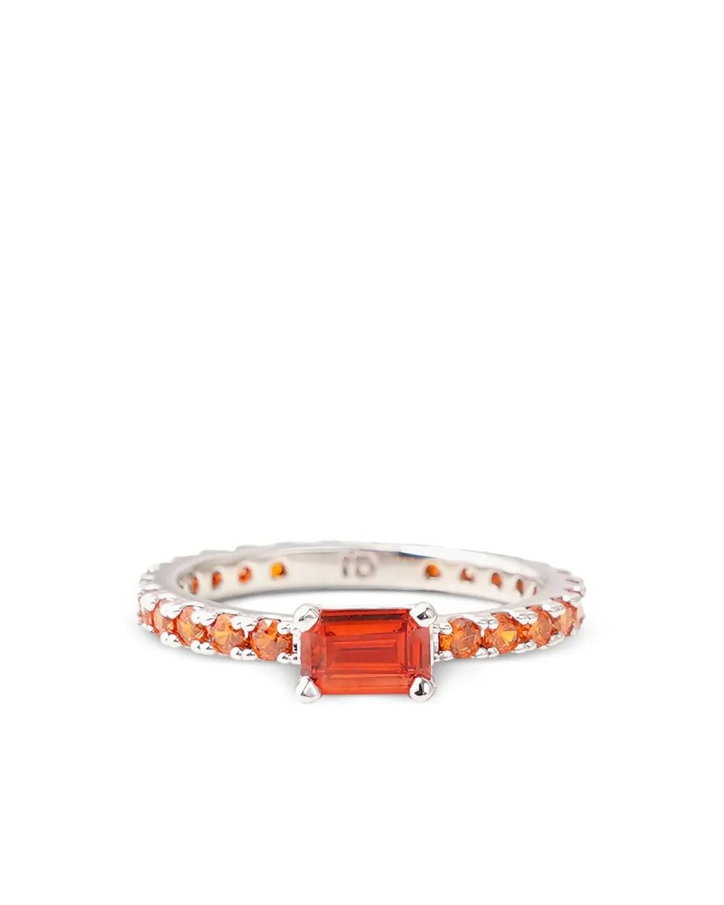 Izabel Display White Ultra Slim Ring