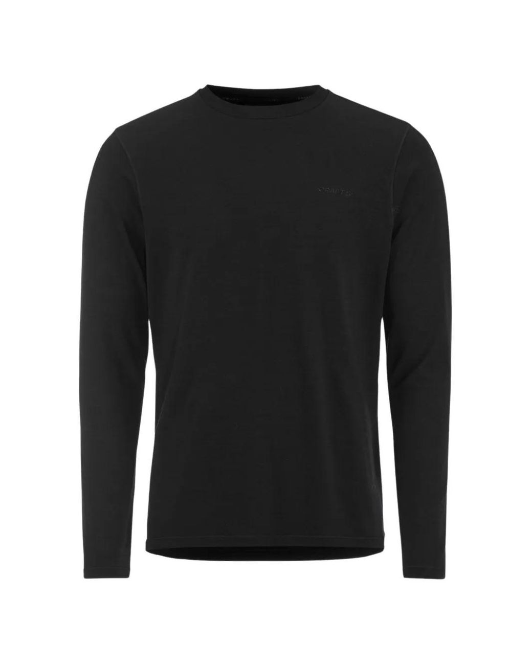 C.r.a.f.t Wool 95 Basislaagshirt Met Ronde Hals in het Black voor heren
