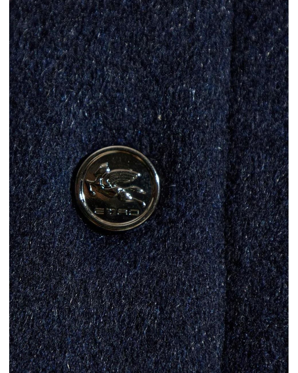 Etro Hemdjacke Aus Kaschmir in Blue für Herren