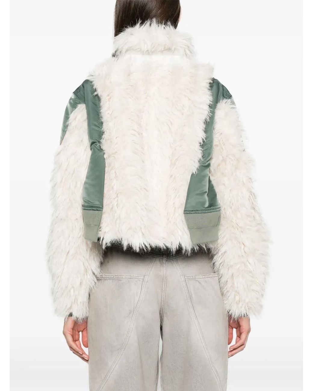 Sacai Blue Panelled Jacket
