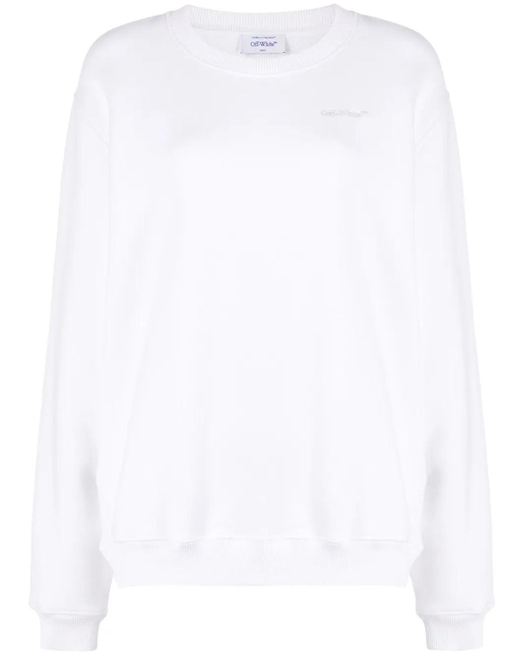 Off-White c/o Virgil Abloh White Arrows-Print Cotton Sweatshirt